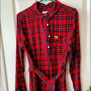 Red and Black plaid dress,never worn